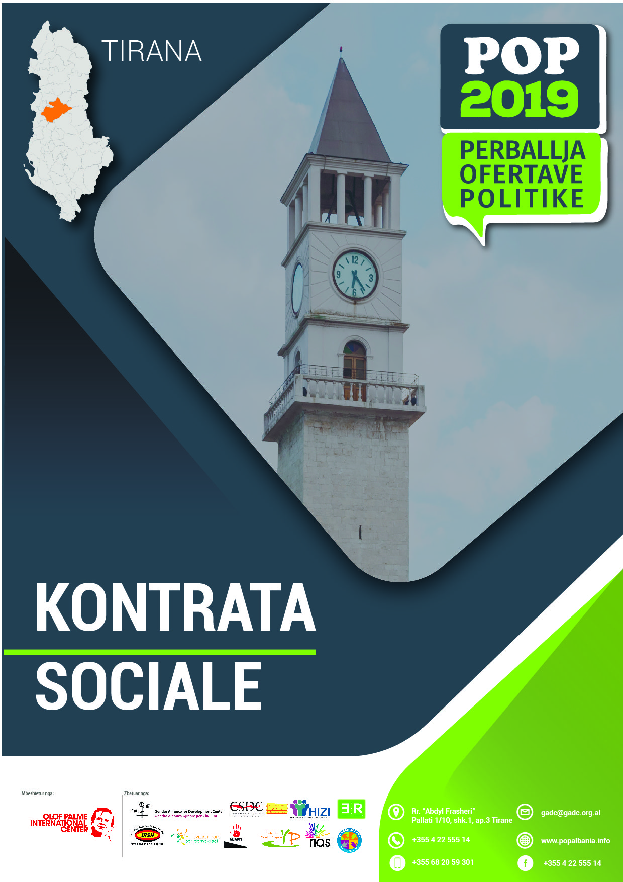 Kontrata Sociale me prioritetet kryesore Tiranë