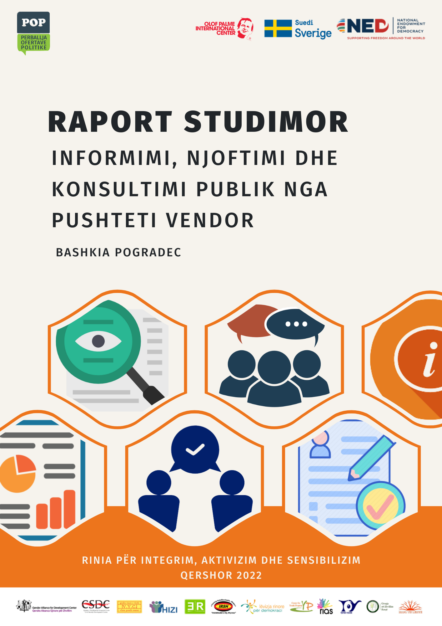 Raporti studimor “Informimi, Njoftimi dhe Konsultimi Publik” – Bashkia Pogradec