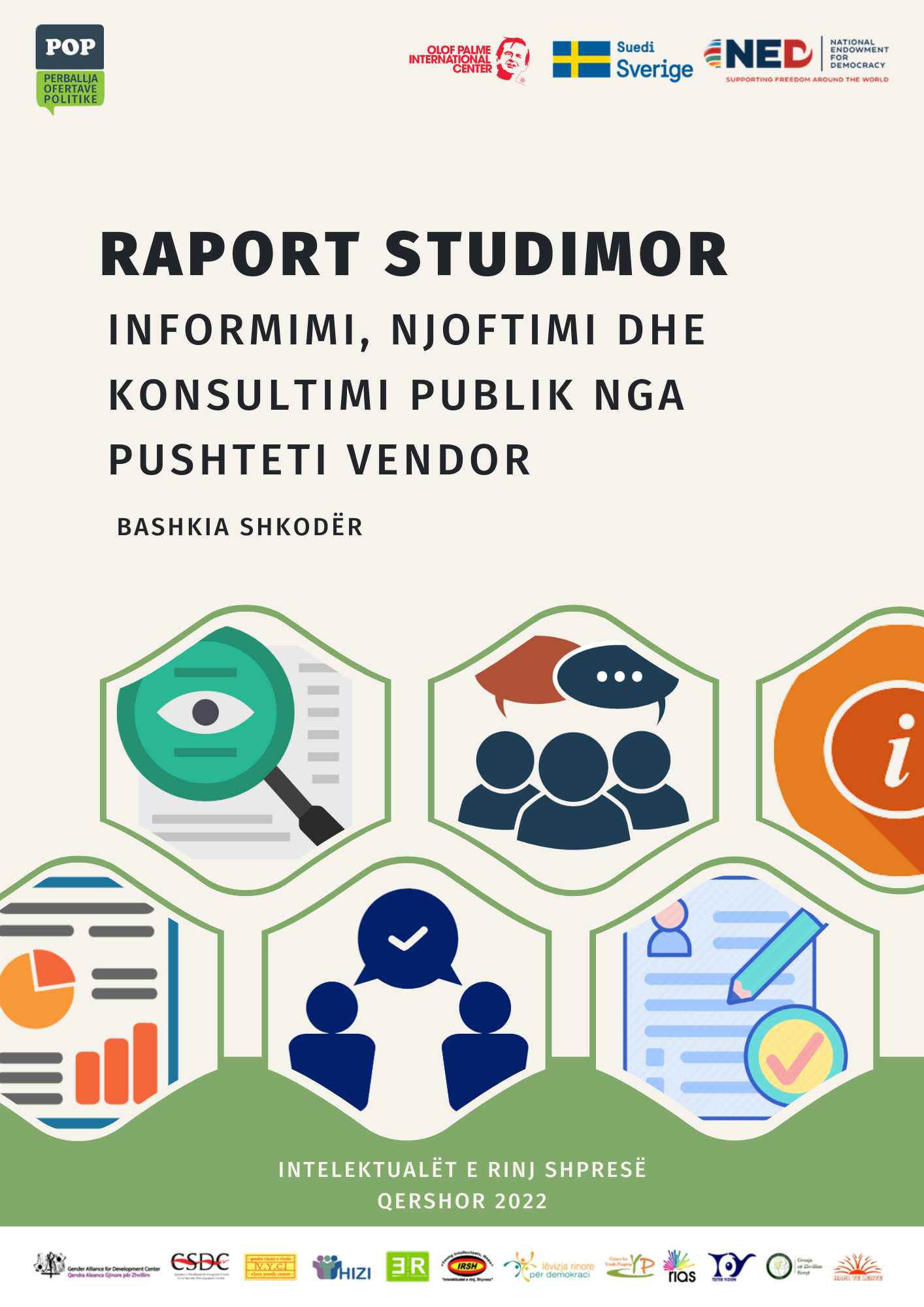 Raporti Studimor “Informimi, Njoftimi dhe Konsultimi Publik” – Bashkia Shkodër