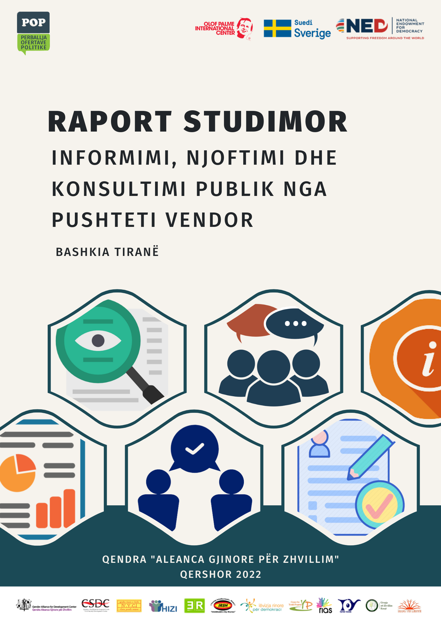 Raporti studimor “Informimi, Njoftimi dhe Konsultimi Publik” – Bashkia Tiranë
