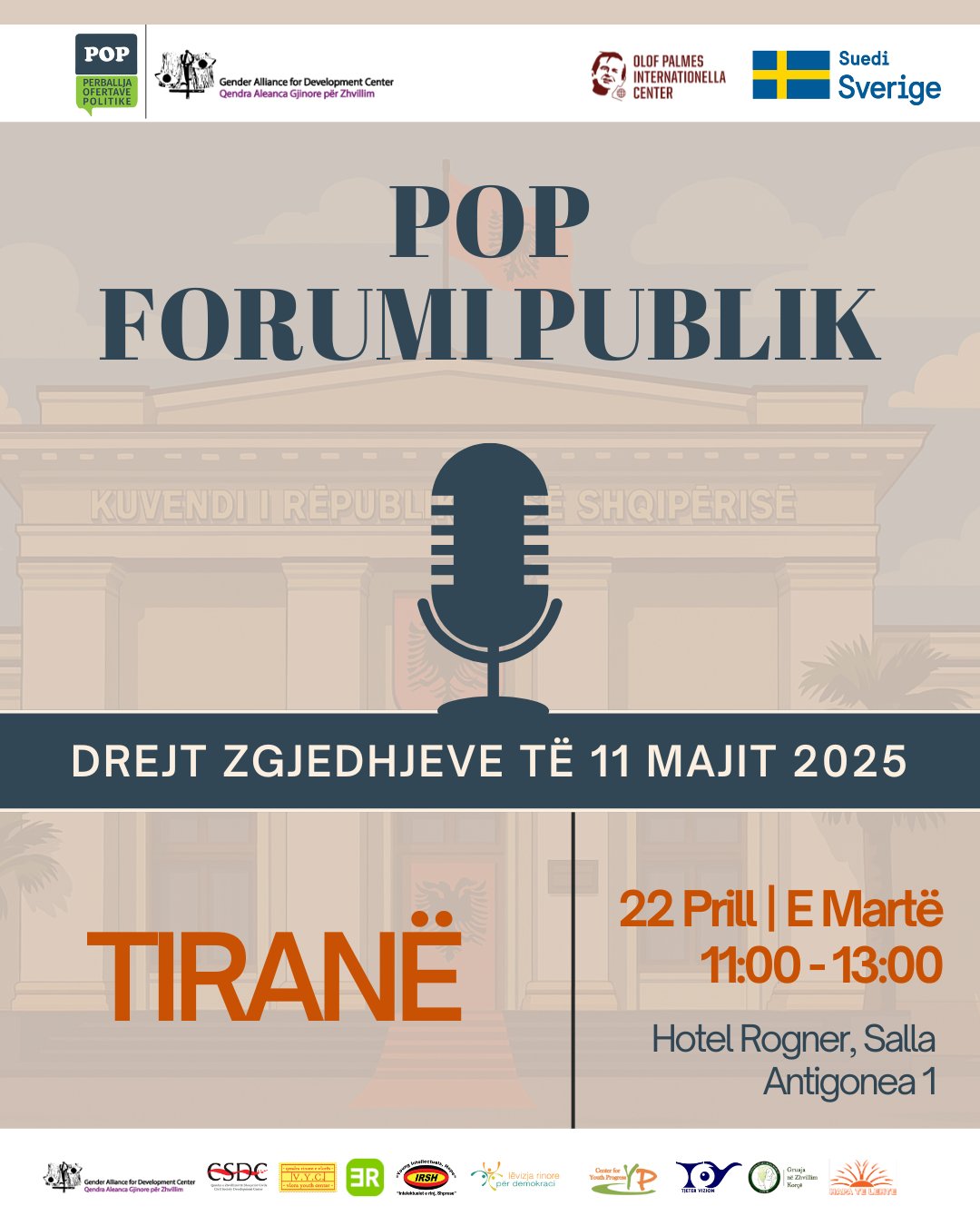 POP Forumi Publik në Tiranë